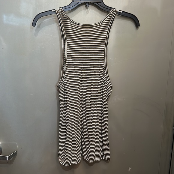 Theory Jersey Light Stripe Racerback Tank M - Picture 7 of 7